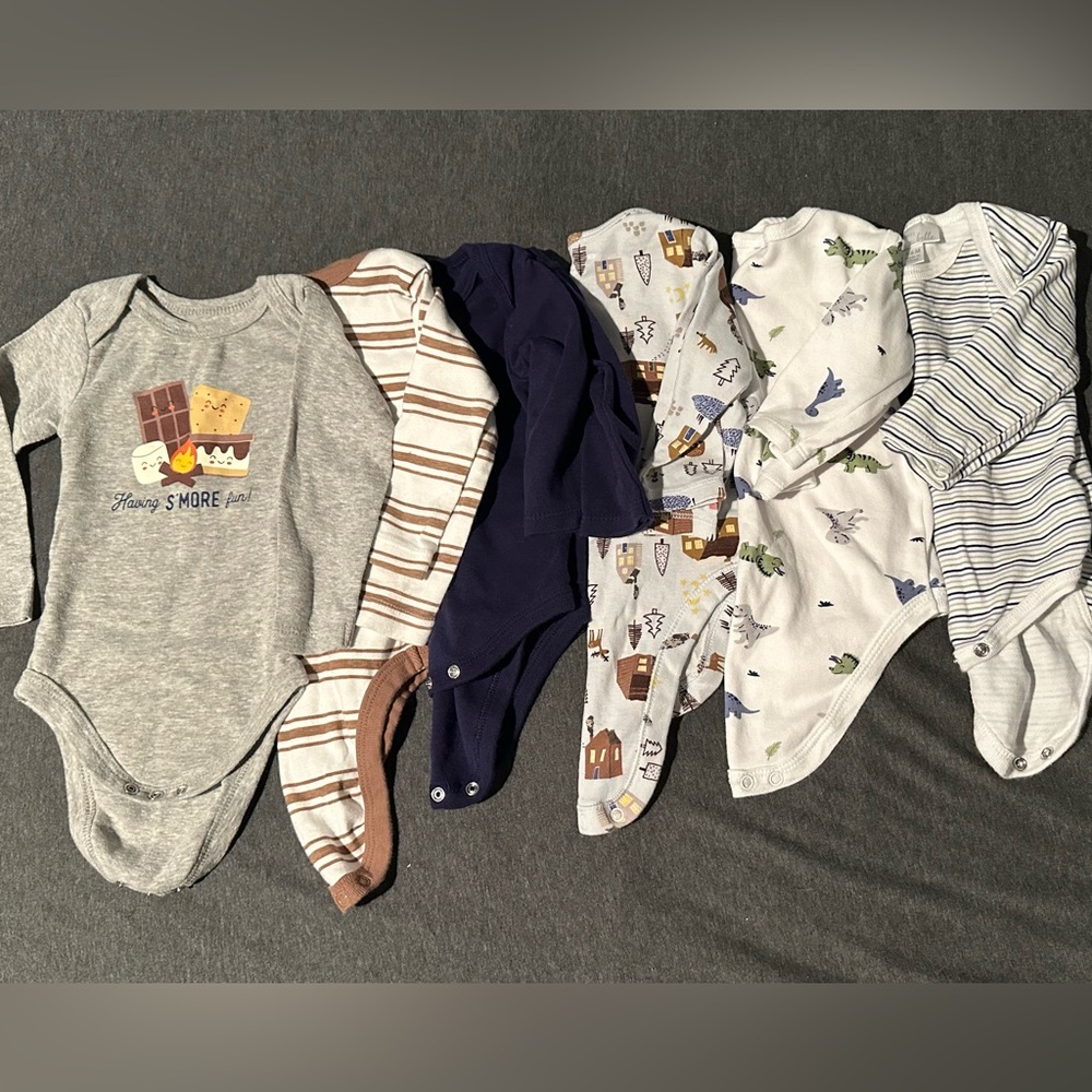 Assorted Kids One Pieces Long sleeve Bundle, Like New!